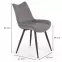 Stolička K388 Velvet/Kov Šedá,2