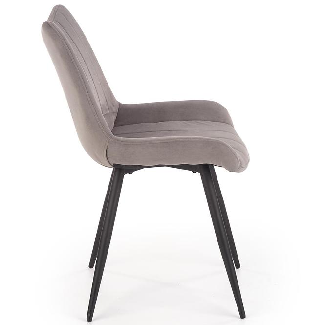 Stolička K388 Velvet/Kov Šedá