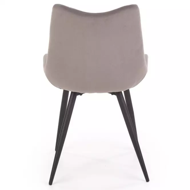 Stolička K388 Velvet/Kov Šedá
