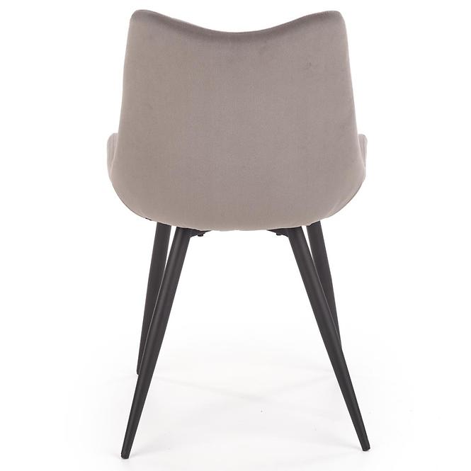 Stolička K388 Velvet/Kov Šedá