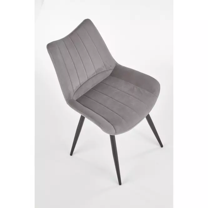 Stolička K388 Velvet/Kov Šedá