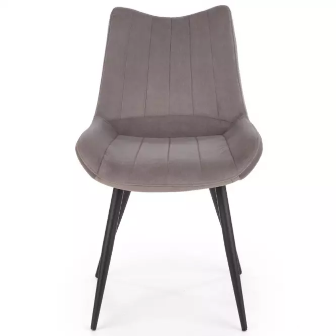 Stolička K388 Velvet/Kov Šedá