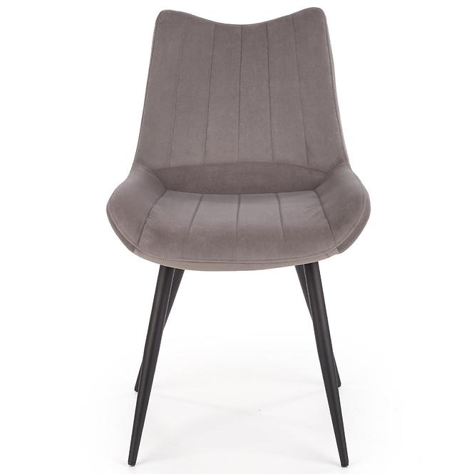 Stolička K388 Velvet/Kov Šedá