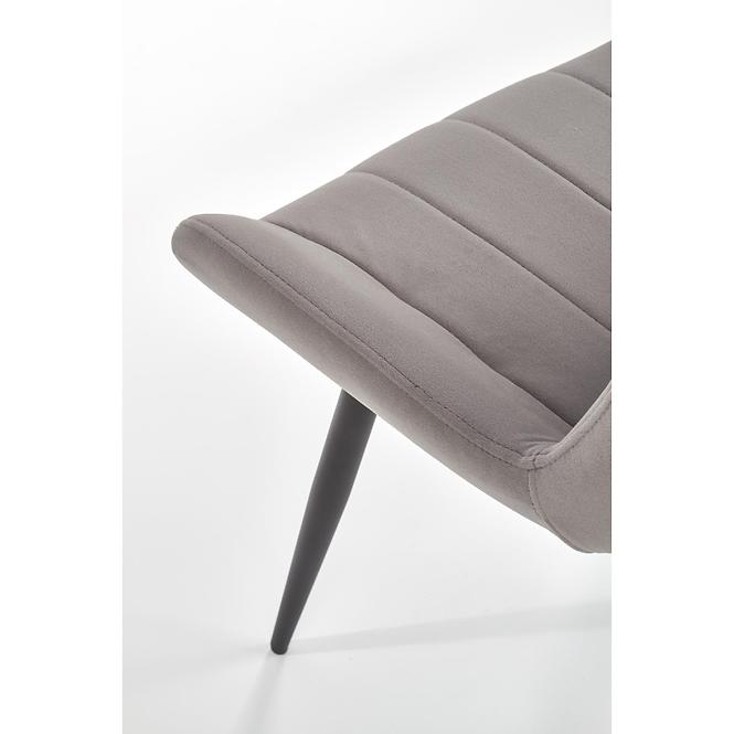 Stolička K388 Velvet/Kov Šedá