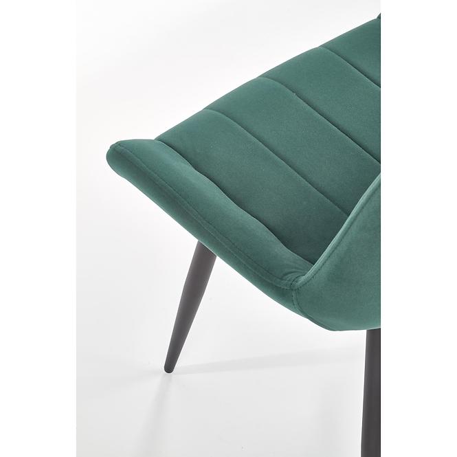 Stolička K388 Velvet/Kov Tmavozelený,8