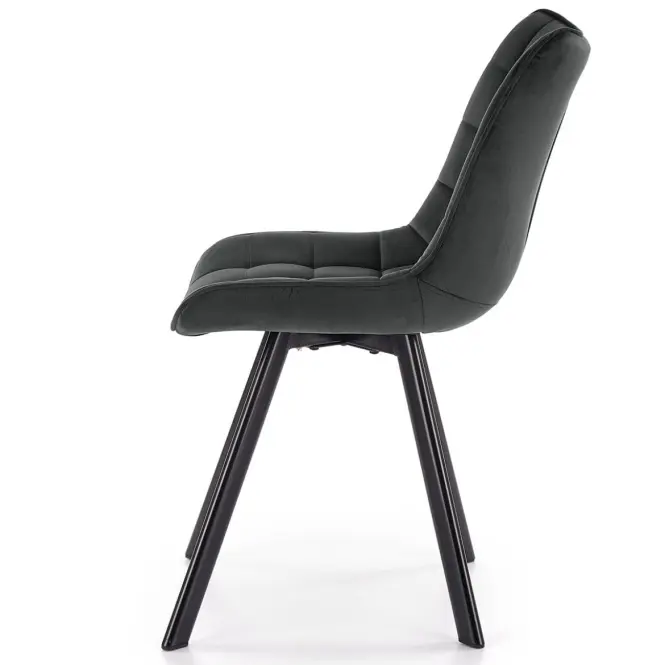 Stolička K332 Velvet/Kov Tmavé Šedá,3