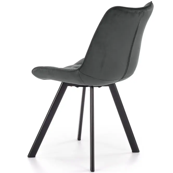 Stolička K332 Velvet/Kov Tmavé Šedá,4