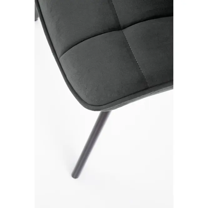 Stolička K332 Velvet/Kov Tmavé Šedá,5