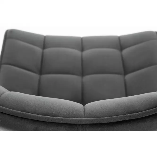 Stolička K332 Velvet/Kov Tmavé Šedá