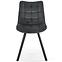 Stolička K332 Velvet/Kov Tmavé Šedá,8