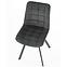 Stolička K332 Velvet/Kov Tmavé Šedá,9