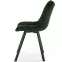 Stolička K332 Velvet/Kov Tmavozelený,3