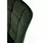 Stolička K332 Velvet/Kov Tmavozelený,6