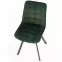 Stolička K332 Velvet/Kov Tmavozelený,9