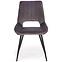 Stolička K404 Velvet/Kov Šedá,10