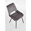Stolička K404 Velvet/Kov Šedá,11