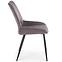 Stolička K404 Velvet/Kov Šedá,4