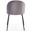 Stolička K314 Velvet/Kov Šedá,3