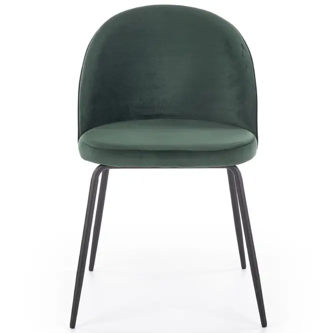 Stolička K314 Velvet/Kov Tmavozelený,5