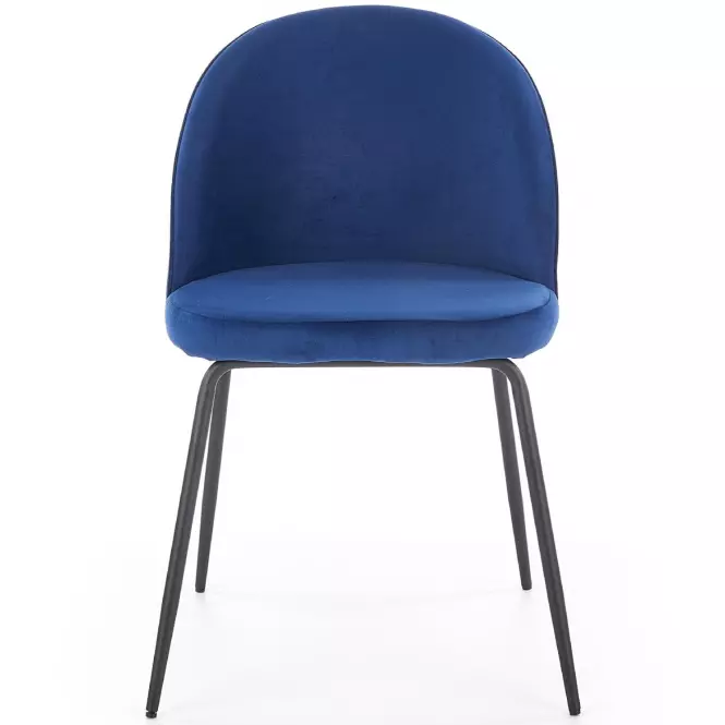 Stolička K314 Velvet/Kov Granát