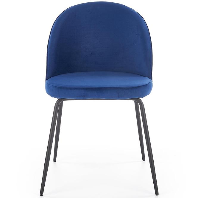 Stolička K314 Velvet/Kov Granát