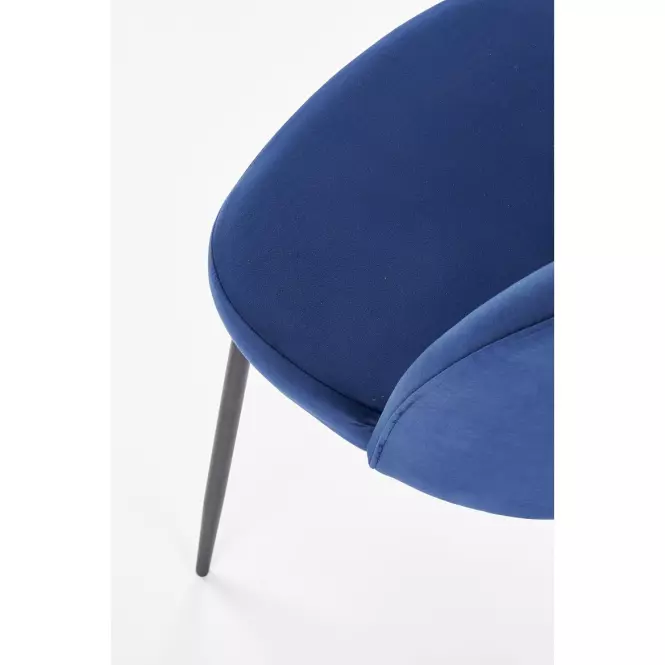 Stolička K314 Velvet/Kov Granát