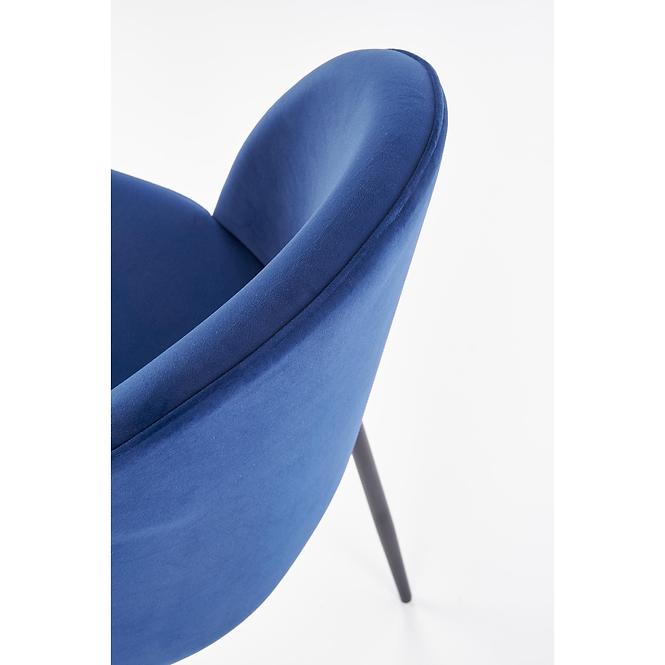 Stolička K314 Velvet/Kov Granát