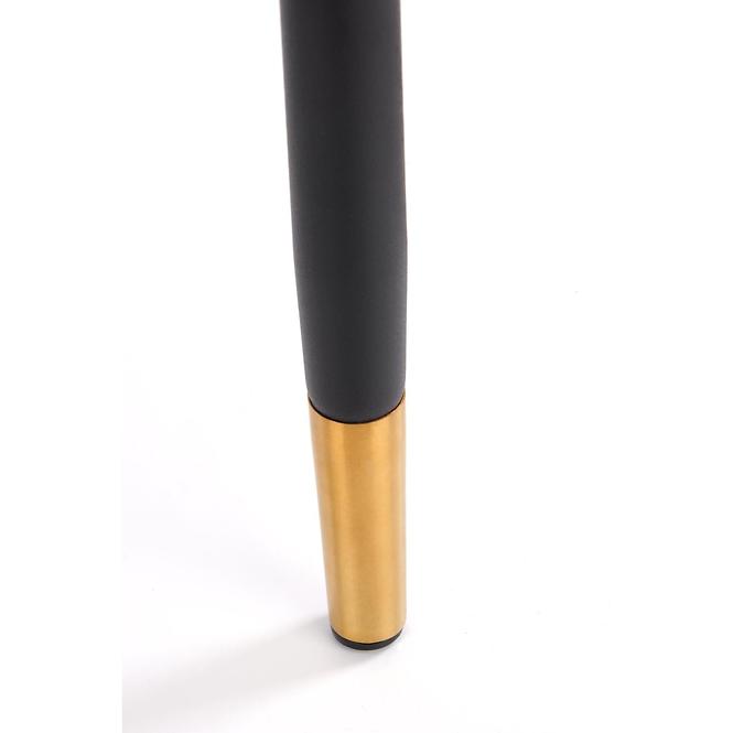 Stolička K446 Velvet/Kov Šedá