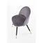 Stolička K315 Velvet/Kov Šedá,4