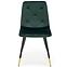 Stolička K438 Velvet/Kov Tmavozelený,3