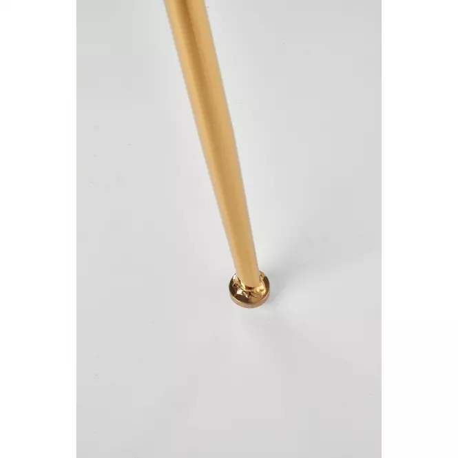 Stolička K381 Velvet/Chrome Šedá/Zlatý