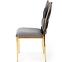 Stolička K436 Velvet/Chrome Šedá/Zlatý,4
