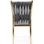 Stolička K436 Velvet/Chrome Šedá/Zlatý,6