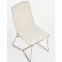 Stolička K390 Tkanina/ekokoža/Chrome-Krém/TmavéŠedá,3