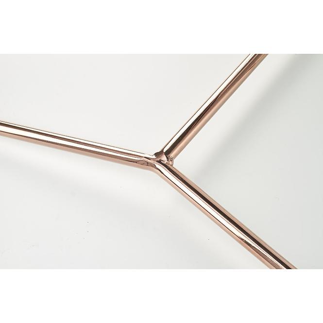 Stolička K390 Tkanina/ekokoža/Chrome-Krém/TmavéŠedá,6