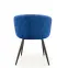 Stolička K430 Velvet/Kov Granát,4
