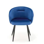 Stolička K430 Velvet/Kov Granát