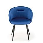 Stolička K430 Velvet/Kov Granát