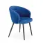 Stolička K430 Velvet/Kov Granát,2