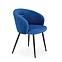 Stolička K430 Velvet/Kov Granát,2
