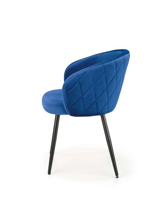 Stolička K430 Velvet/Kov Granát