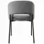 Stolička K455 Velvet/Kov Šedá,4