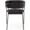 Stolička K426 Velvet/Kov čierna,6