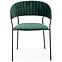 Stolička K426 Velvet/Kov Tmavozelený,6