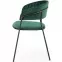 Stolička K426 Velvet/Kov Tmavozelený,9