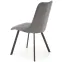 Stolička K450 Velvet/Kov Šedá,5