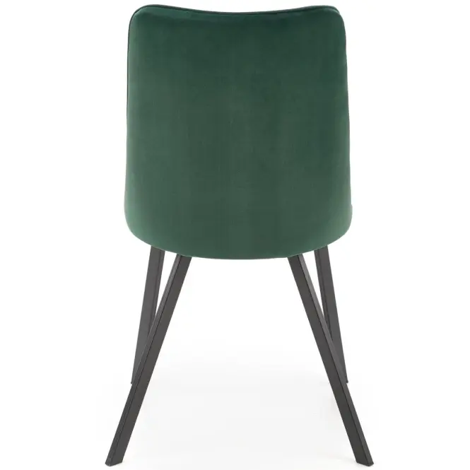 Stolička K450 Velvet/Kov Tmavozelený,5