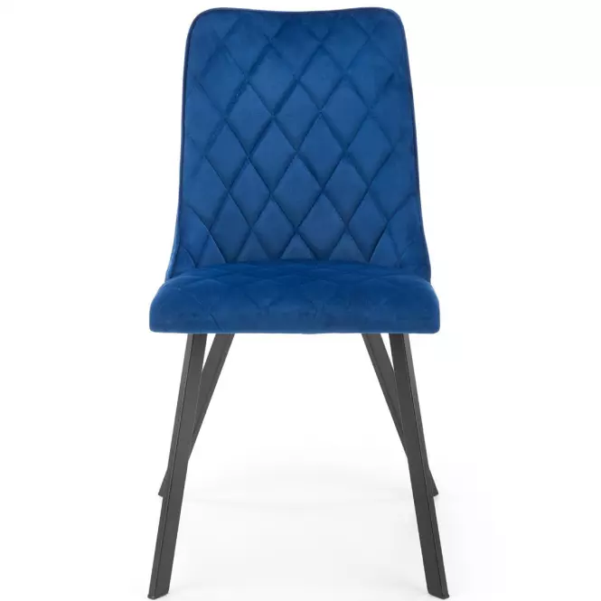 Stolička K450 Velvet/Kov Granát