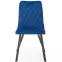 Stolička K450 Velvet/Kov Granát,10