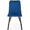 Stolička K450 Velvet/Kov Granát,10